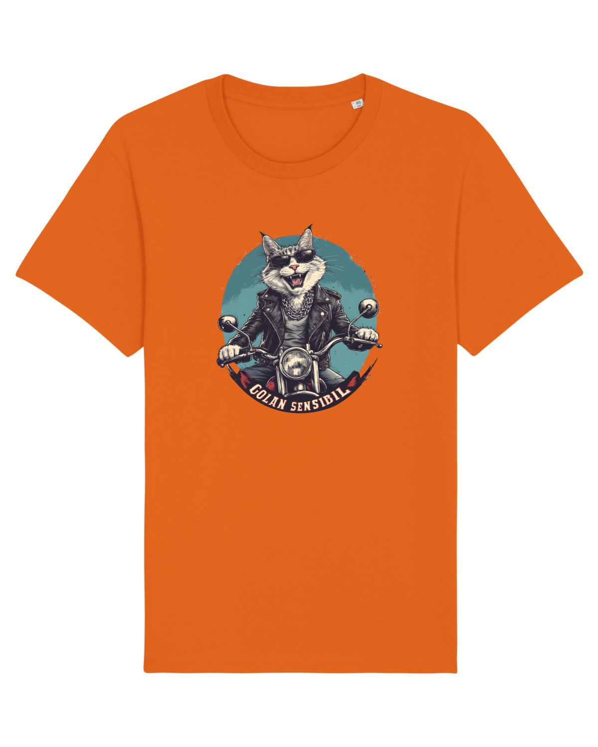 Tricou mânecă scurtă Unisex Rocker Bright Orange
