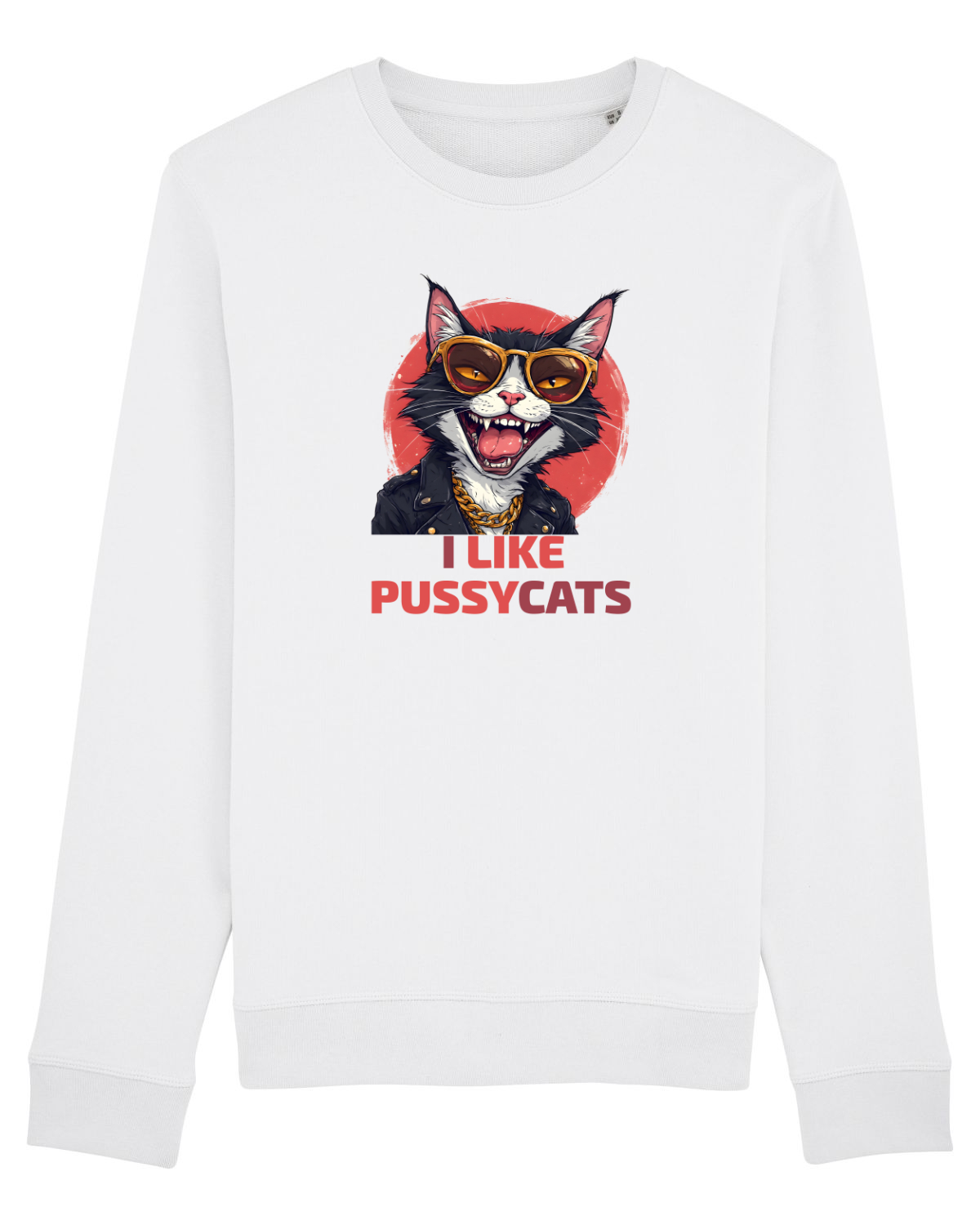 Bluză mânecă lungă Unisex Rise White