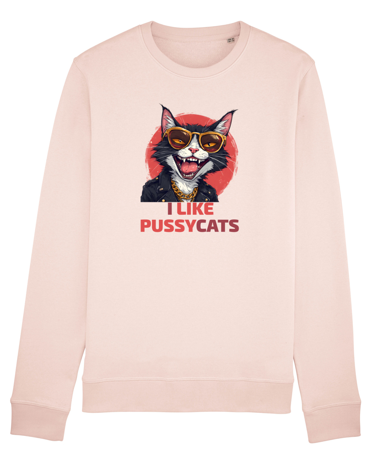 Bluză mânecă lungă Unisex Rise Candy Pink