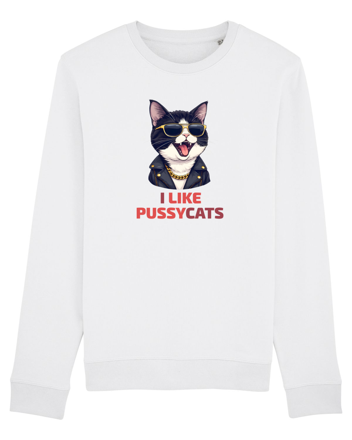 Bluză mânecă lungă Unisex Rise White