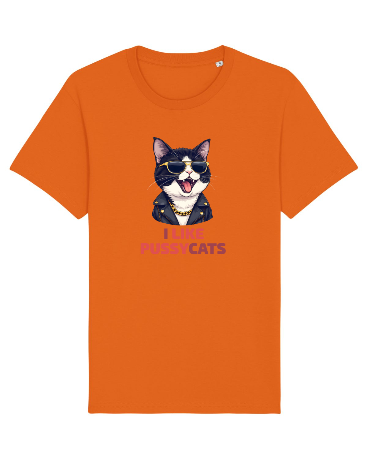 Tricou mânecă scurtă Unisex Rocker Bright Orange