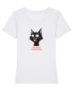 IMI PLAC PISICUTELE Tricou mânecă scurtă guler larg fitted Damă Expresser
