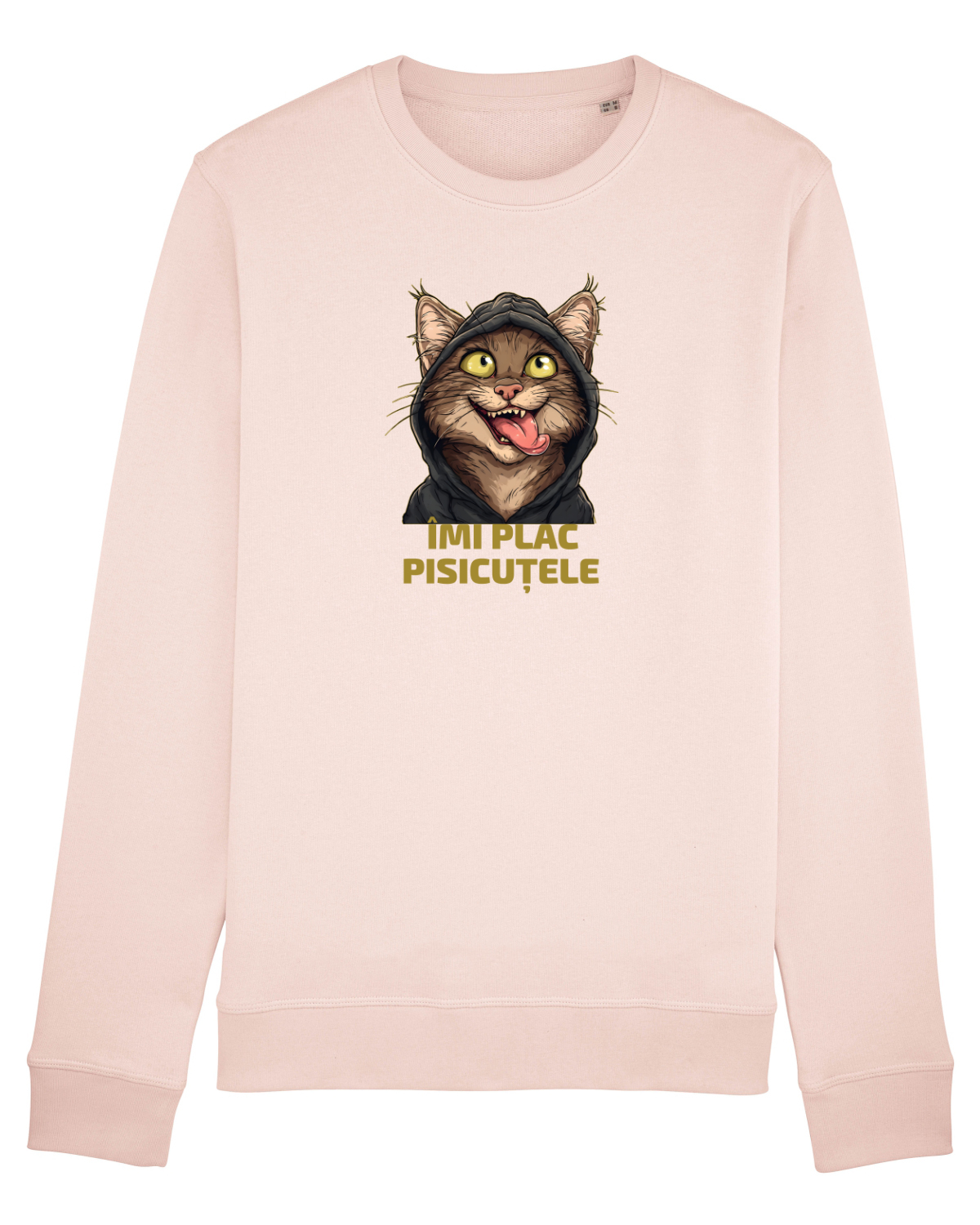 Bluză mânecă lungă Unisex Rise Candy Pink