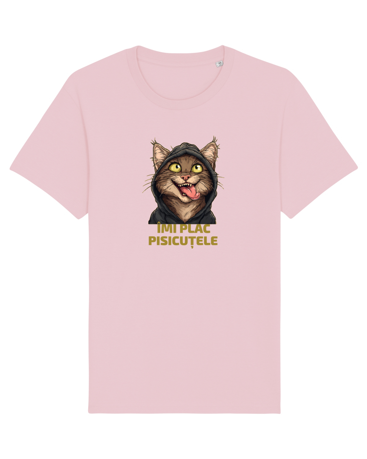 Tricou mânecă scurtă Unisex Rocker Cotton Pink