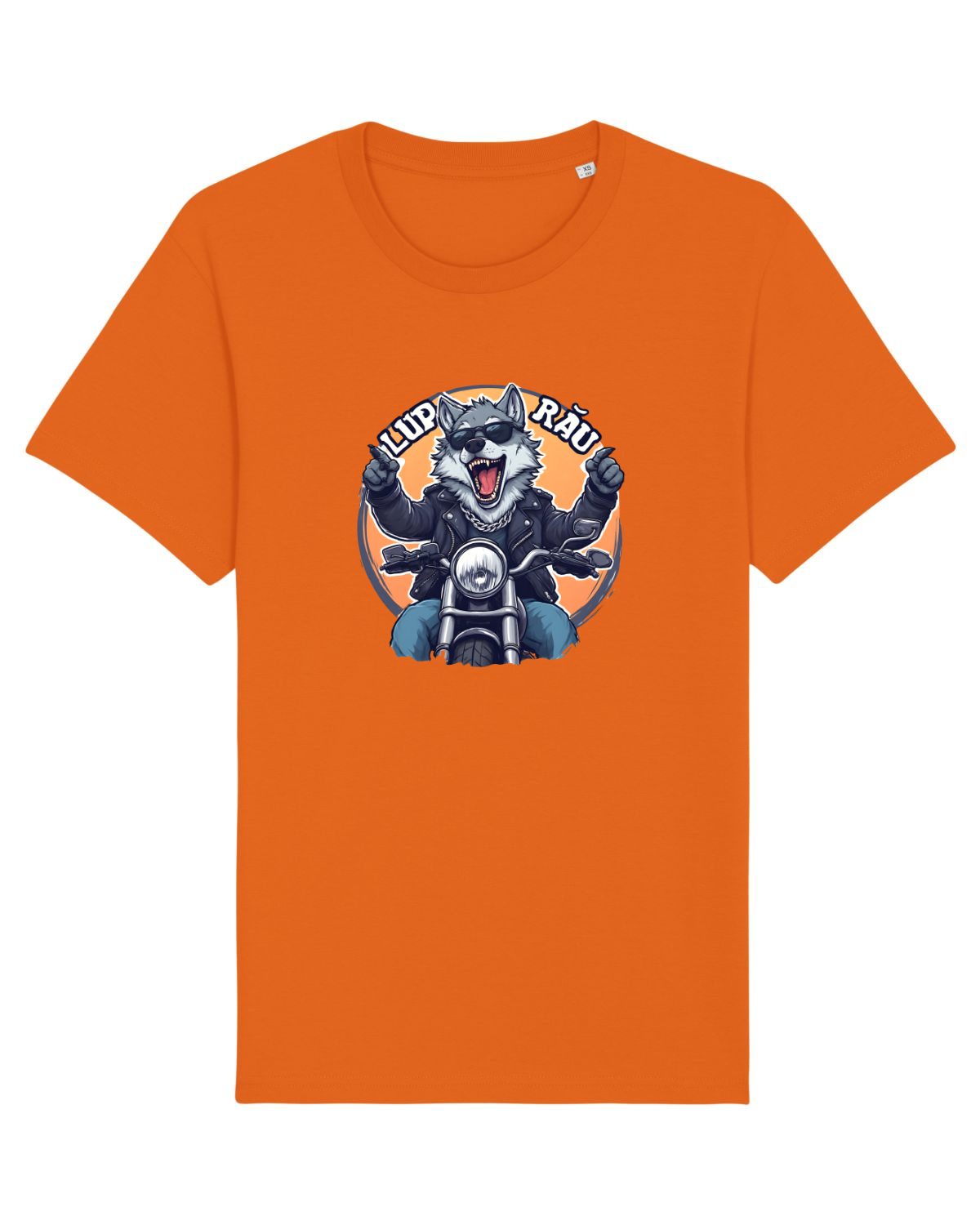 Tricou mânecă scurtă Unisex Rocker Bright Orange