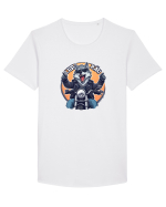 LUP RAU Tricou mânecă scurtă guler larg Bărbat Skater