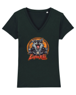 LUPUL  RAU Tricou mânecă scurtă guler V Damă Evoker
