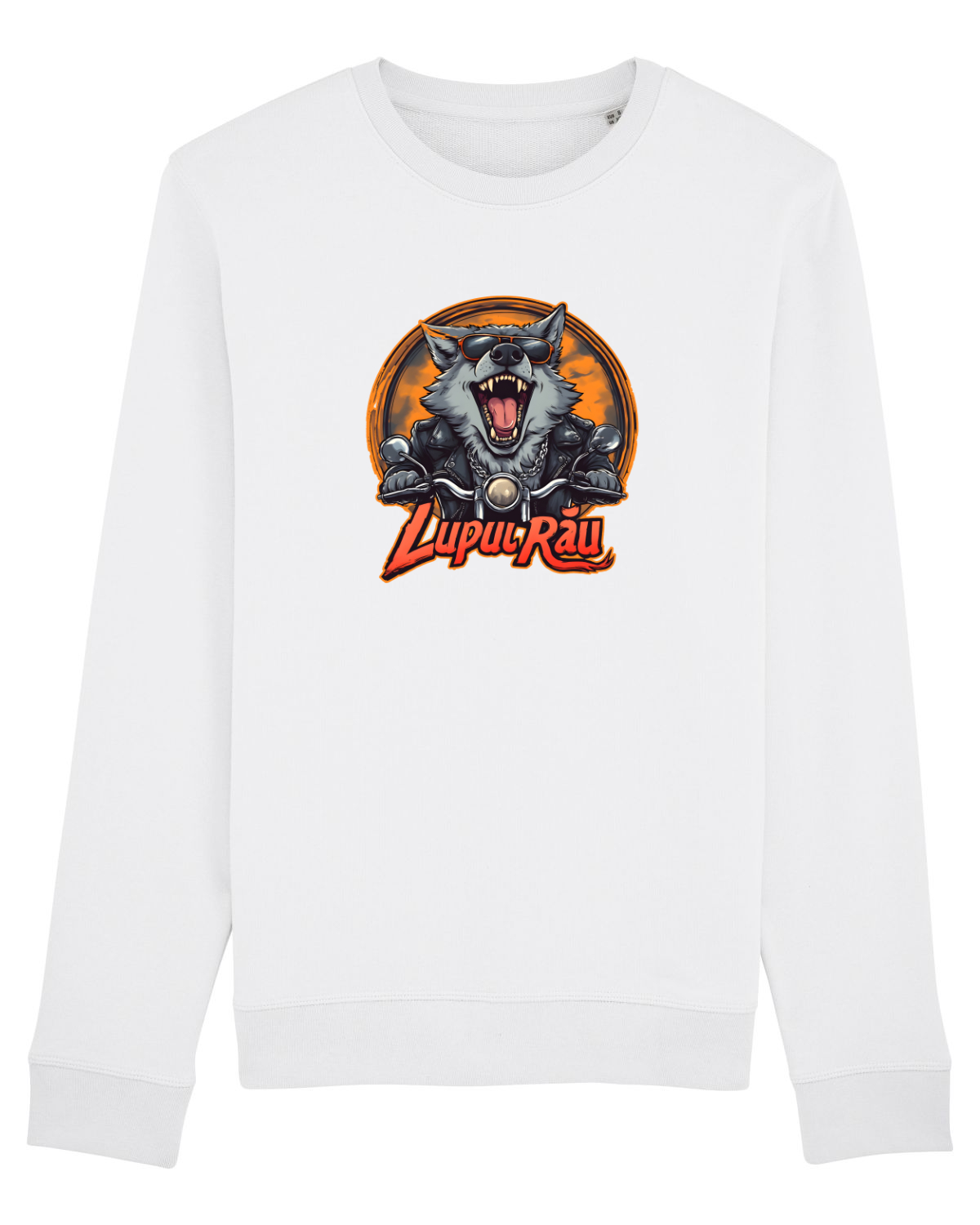 Bluză mânecă lungă Unisex Rise White