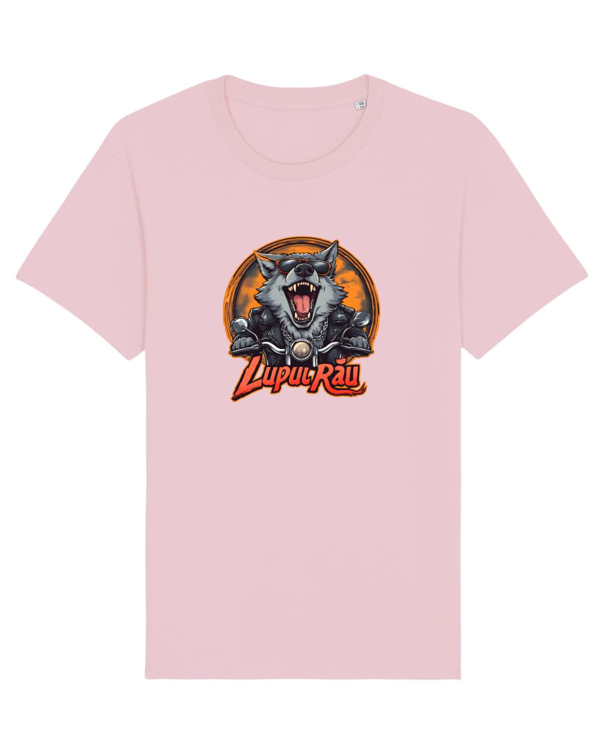 Tricou mânecă scurtă Unisex Rocker Cotton Pink