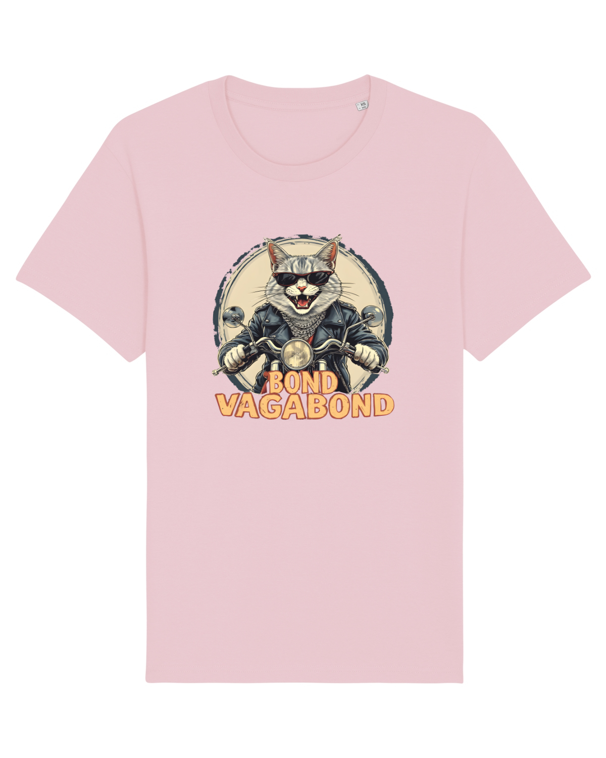 Tricou mânecă scurtă Unisex Rocker Cotton Pink