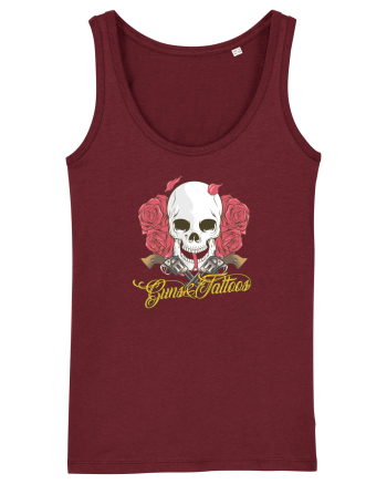 Guns & Tattoos Burgundy