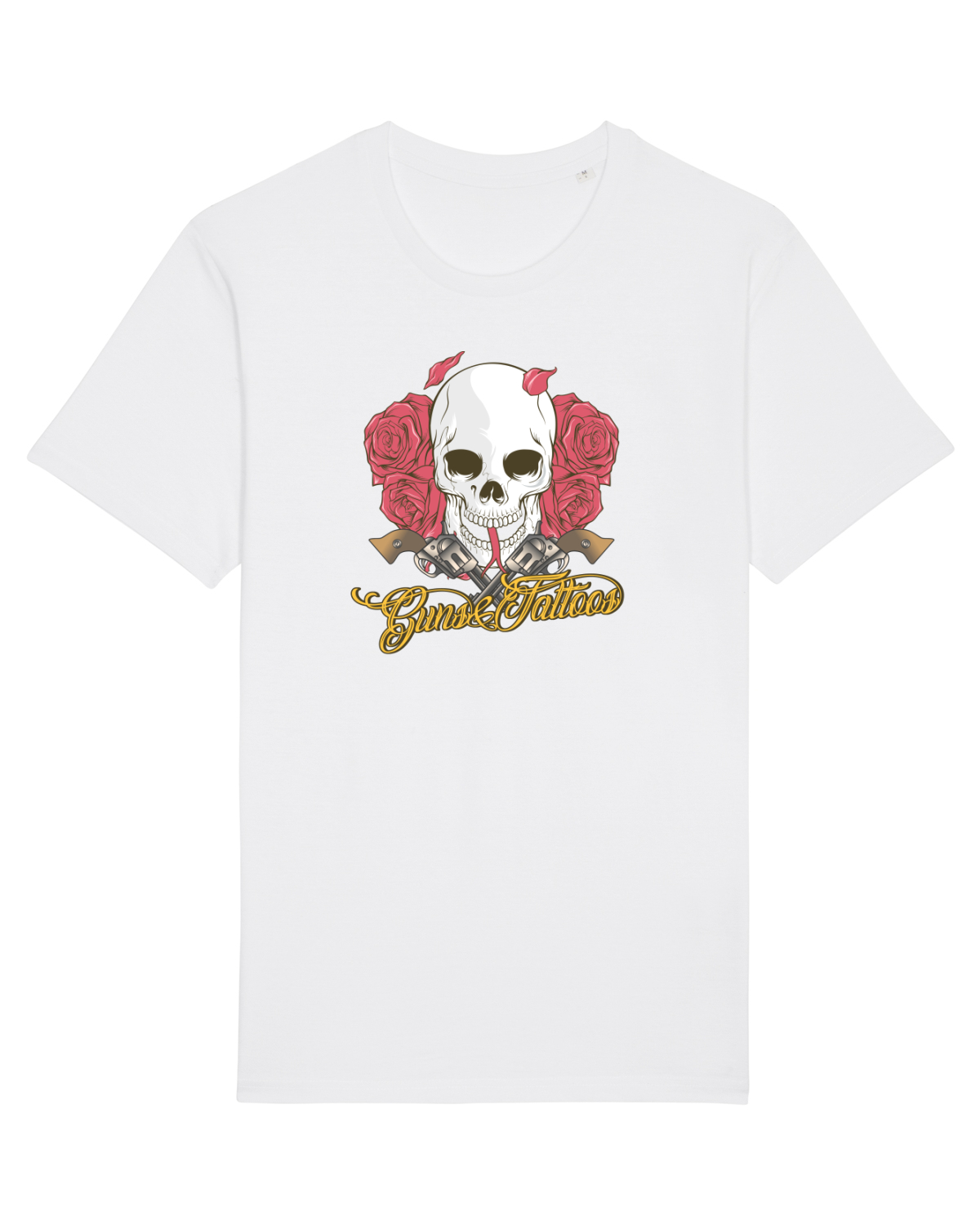 Tricou mânecă scurtă Unisex Rocker White