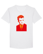 Ceausescu Tricou mânecă scurtă guler larg Bărbat Skater