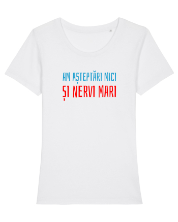 AM ASTEPTARI MICI SI NERVI MARI White