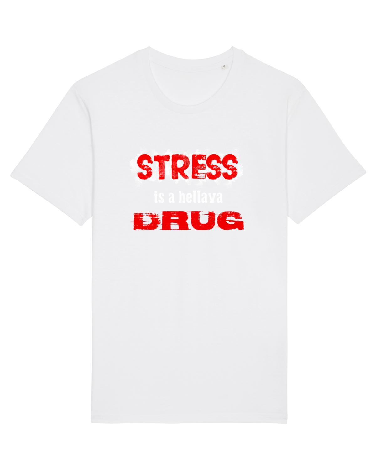 Tricou mânecă scurtă Unisex Rocker White