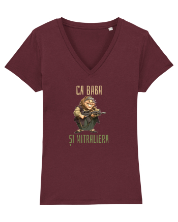 CA BABA SI MITRALIERA 1 Burgundy