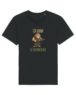 CA BABA SI MITRALIERA 1 Tricou mânecă scurtă Unisex Rocker