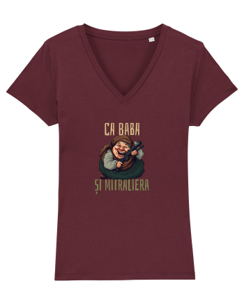 CA BABA SI MITRALIERA 2 Burgundy