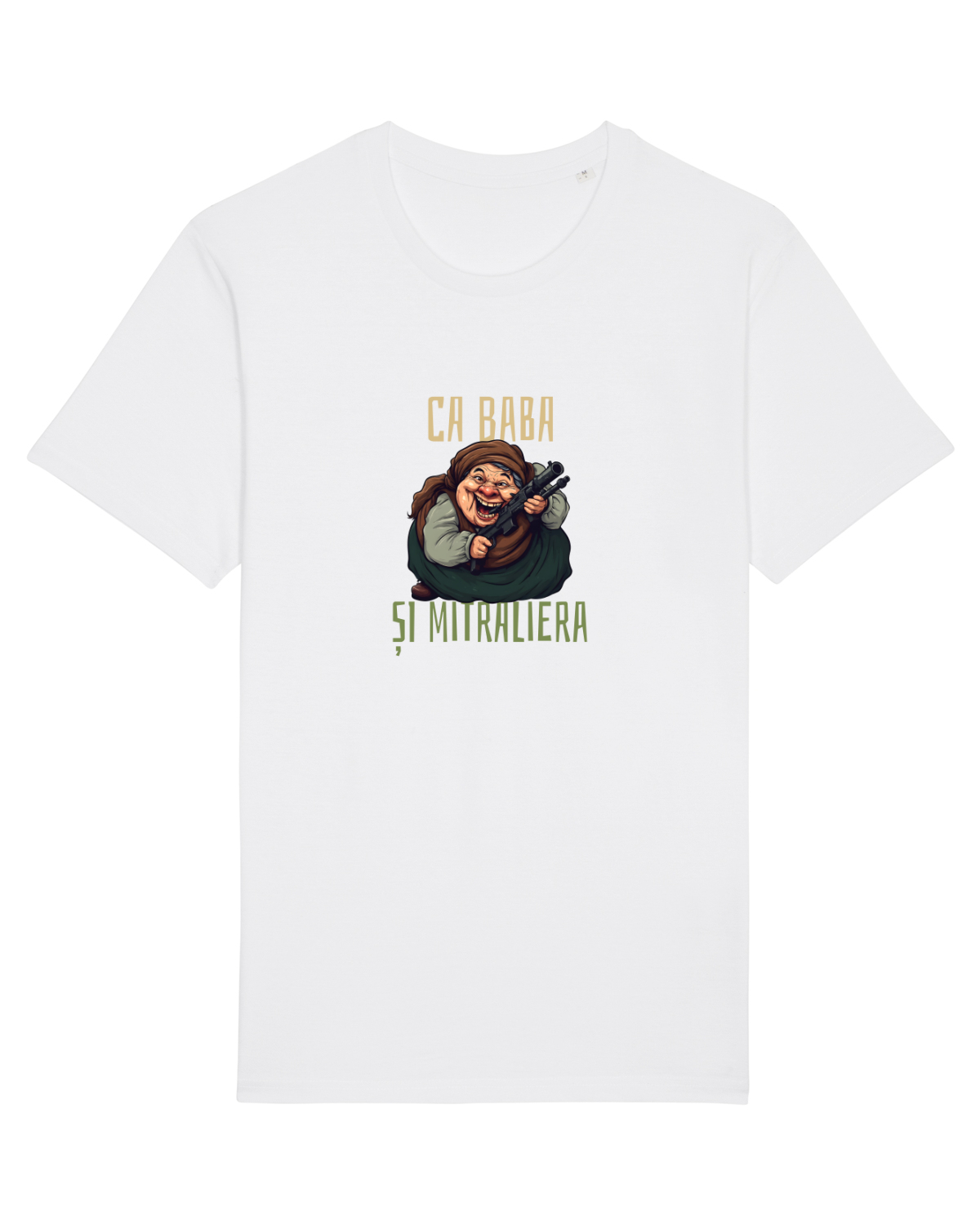Tricou mânecă scurtă Unisex Rocker White