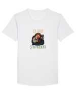 CA BABA SI MITRALIERA 2 Tricou mânecă scurtă guler larg Bărbat Skater