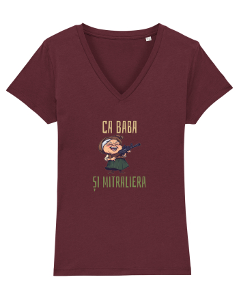 CA BABA SI MITRALIERA 3 Burgundy