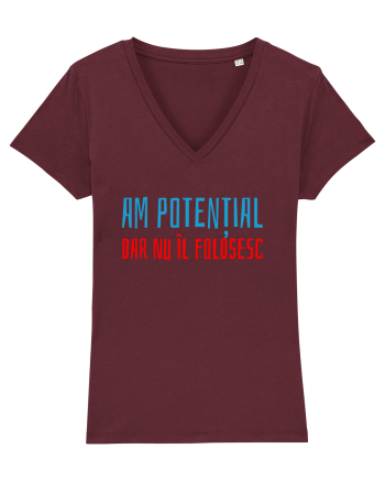AM POTENTIAL, DAR NU IL FOLOSESC Burgundy