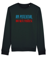 AM POTENTIAL, DAR NU IL FOLOSESC Bluză mânecă lungă Unisex Rise