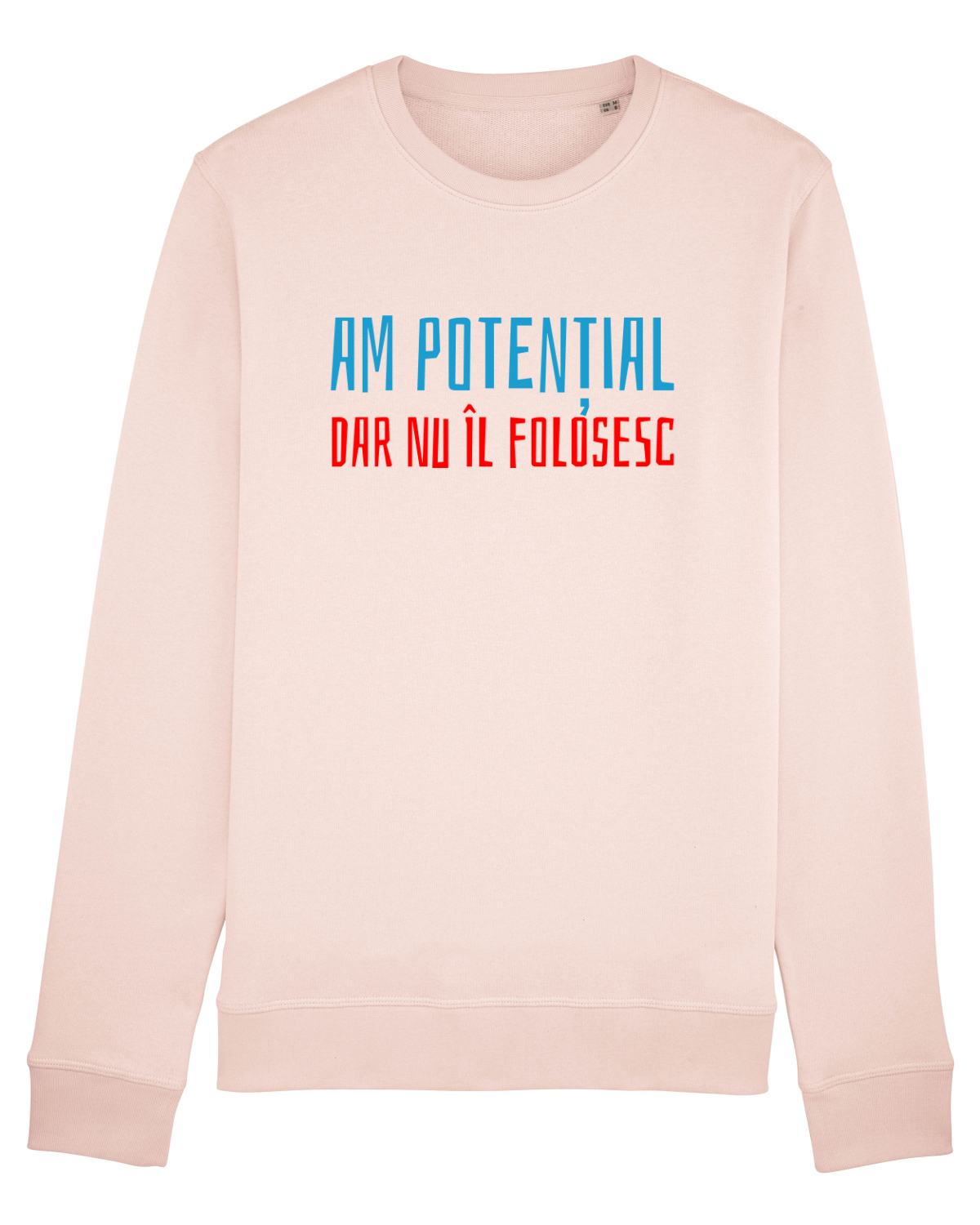 Bluză mânecă lungă Unisex Rise Candy Pink