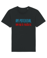AM POTENTIAL, DAR NU IL FOLOSESC Tricou mânecă scurtă Unisex Rocker