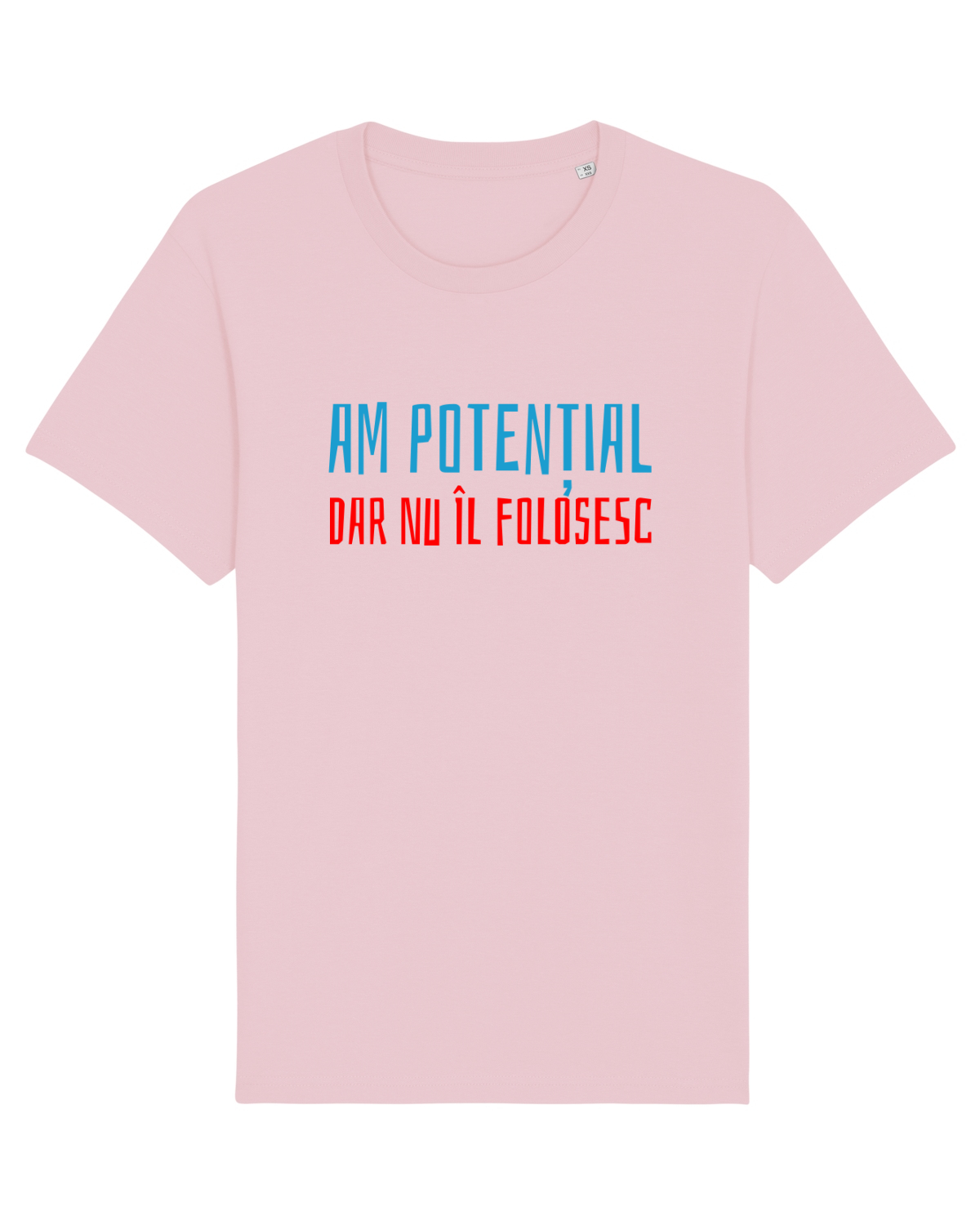 Tricou mânecă scurtă Unisex Rocker Cotton Pink