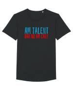 AM TALENT, DAR NU AM CHEF Tricou mânecă scurtă guler larg Bărbat Skater