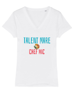 TALENT MARE, CHEF MIC Tricou mânecă scurtă guler V Damă Evoker