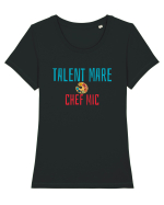 TALENT MARE, CHEF MIC Tricou mânecă scurtă guler larg fitted Damă Expresser