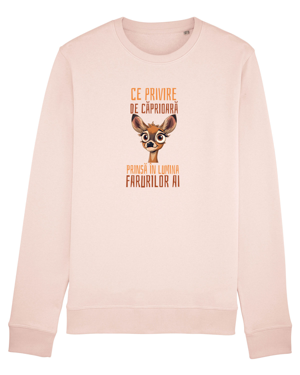 Bluză mânecă lungă Unisex Rise Candy Pink