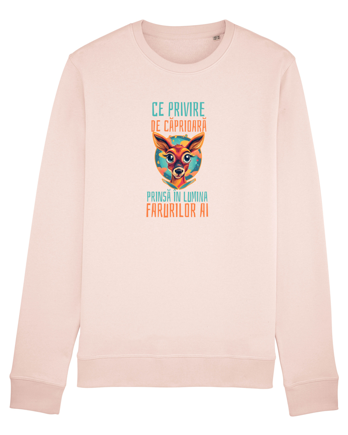 Bluză mânecă lungă Unisex Rise Candy Pink