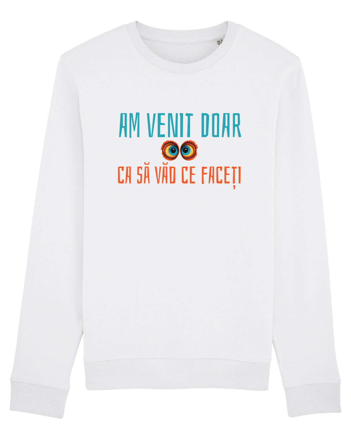 Bluză mânecă lungă Unisex Rise White