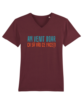 AM VENIT DOAR CA SA VAD CE FACETI 2 Burgundy