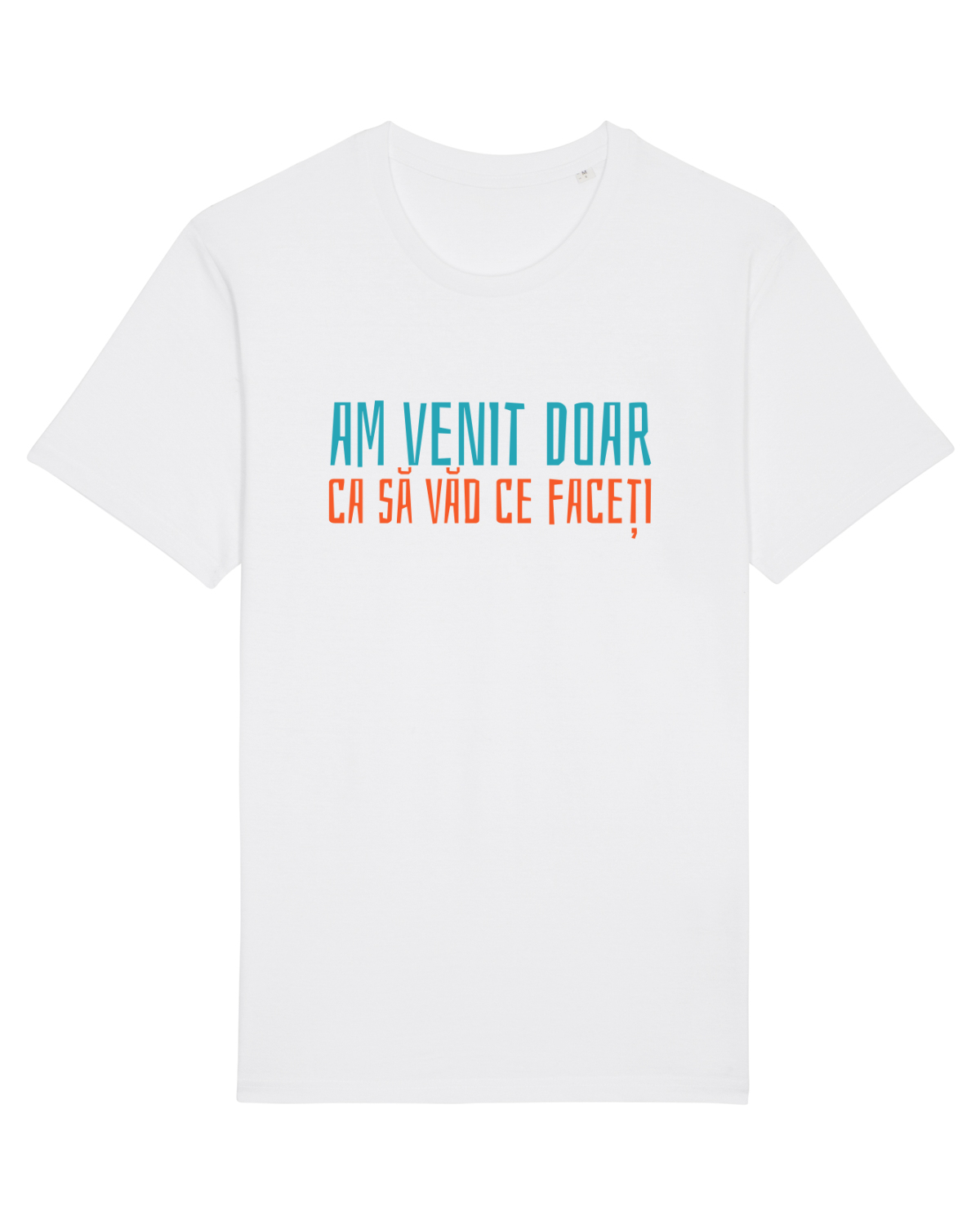 Tricou mânecă scurtă Unisex Rocker White