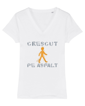 CRESCUT PE ASFALT 1 White