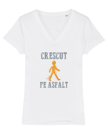 CRESCUT PE ASFALT 2 White