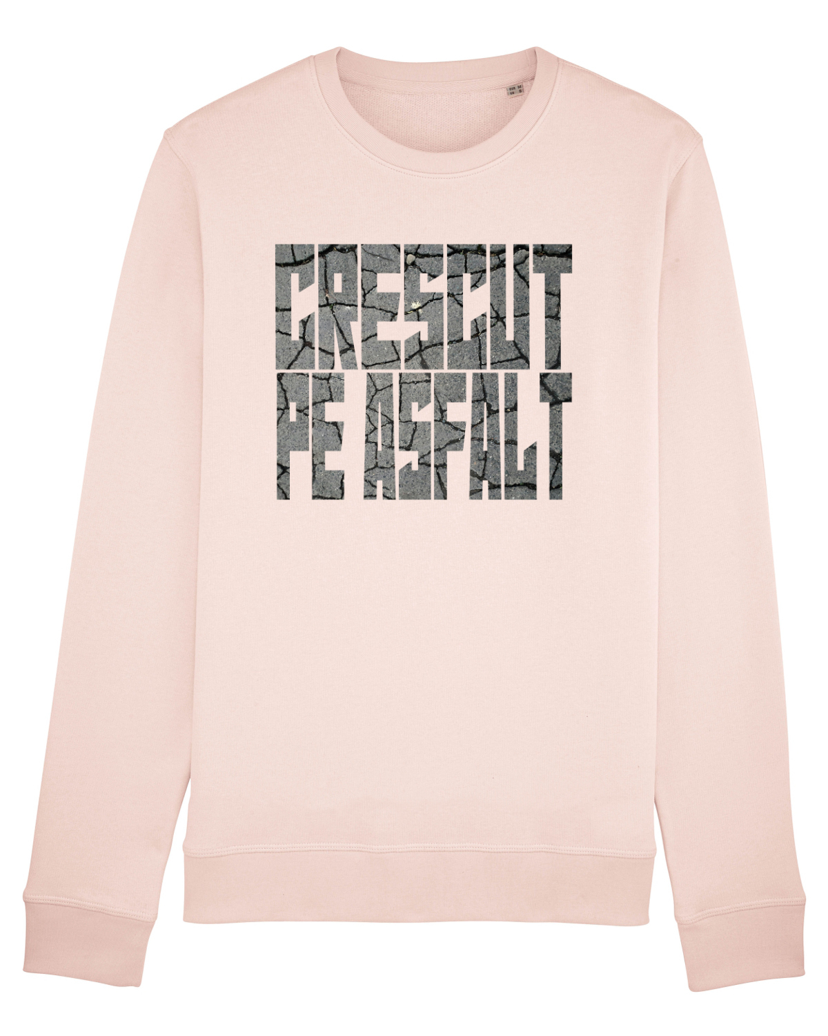 Bluză mânecă lungă Unisex Rise Candy Pink