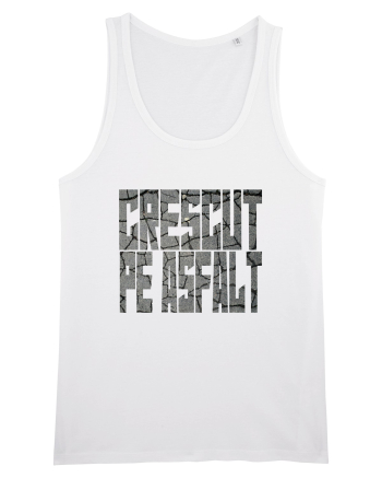 CRESCUT PE ASFALT 3 White