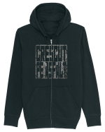 CRESCUT PE ASFALT  4 Hanorac cu fermoar Unisex Connector