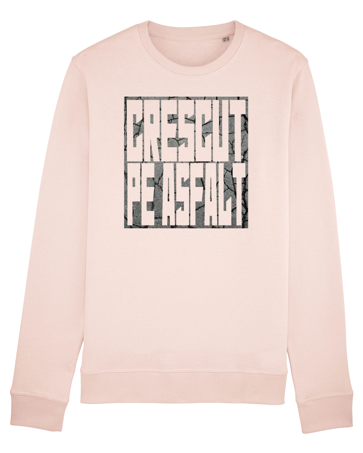 Bluză mânecă lungă Unisex Rise Candy Pink