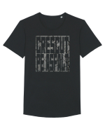 CRESCUT PE ASFALT  4 Tricou mânecă scurtă guler larg Bărbat Skater