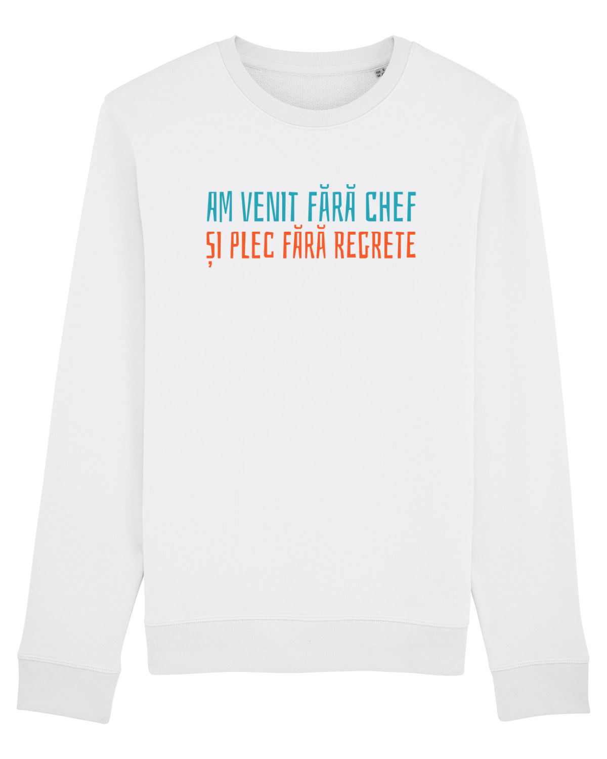 Bluză mânecă lungă Unisex Rise White
