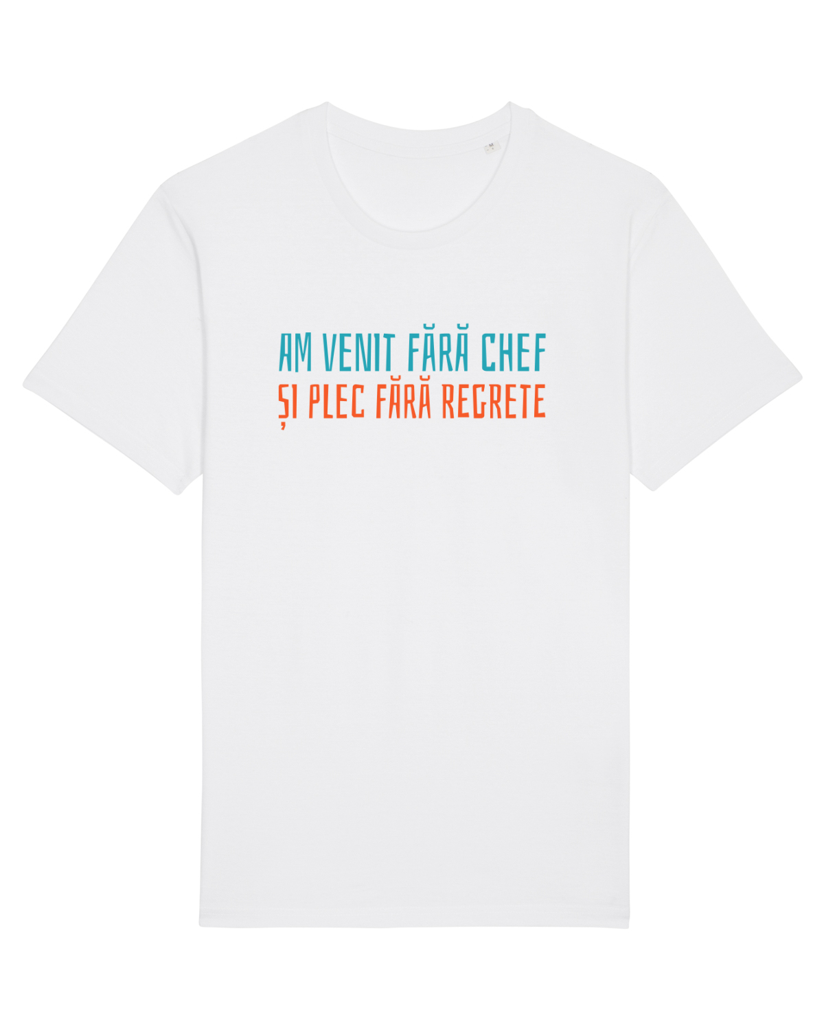 Tricou mânecă scurtă Unisex Rocker White