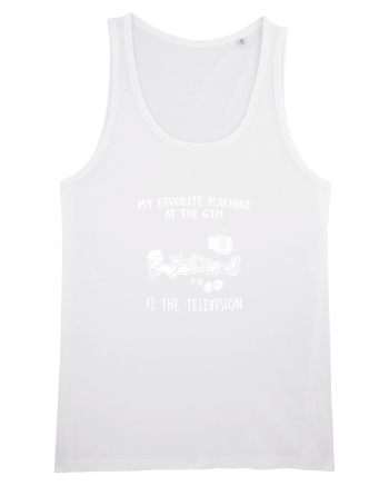 At the Gym White
