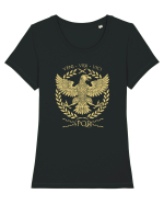 SPQR Tricou mânecă scurtă guler larg fitted Damă Expresser