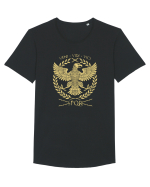 SPQR Tricou mânecă scurtă guler larg Bărbat Skater
